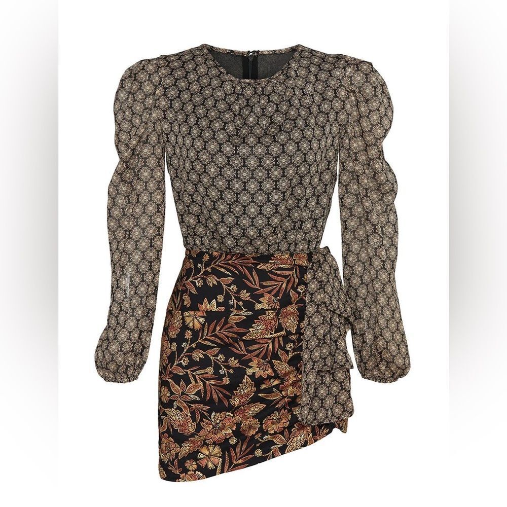 MISA Los Angeles Amber Paisley Mini Dress,‎ Size 8 - Picture 16 of 16
